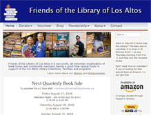 Tablet Screenshot of losaltoslibraryfriends.org